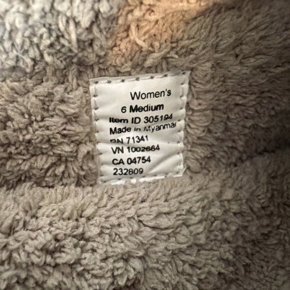 LL BEAN Women's Size 6 Daybreak Fleece Slipper Clogs House Shoes Slip On - Picture 5 of 9